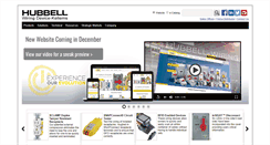 Desktop Screenshot of ecatalog.hubbell-wiring.com